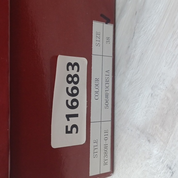 COPY - Vivienne Hu VHNY Leather Cage Sandals Fuchsia NIB - Picture 12 of 15